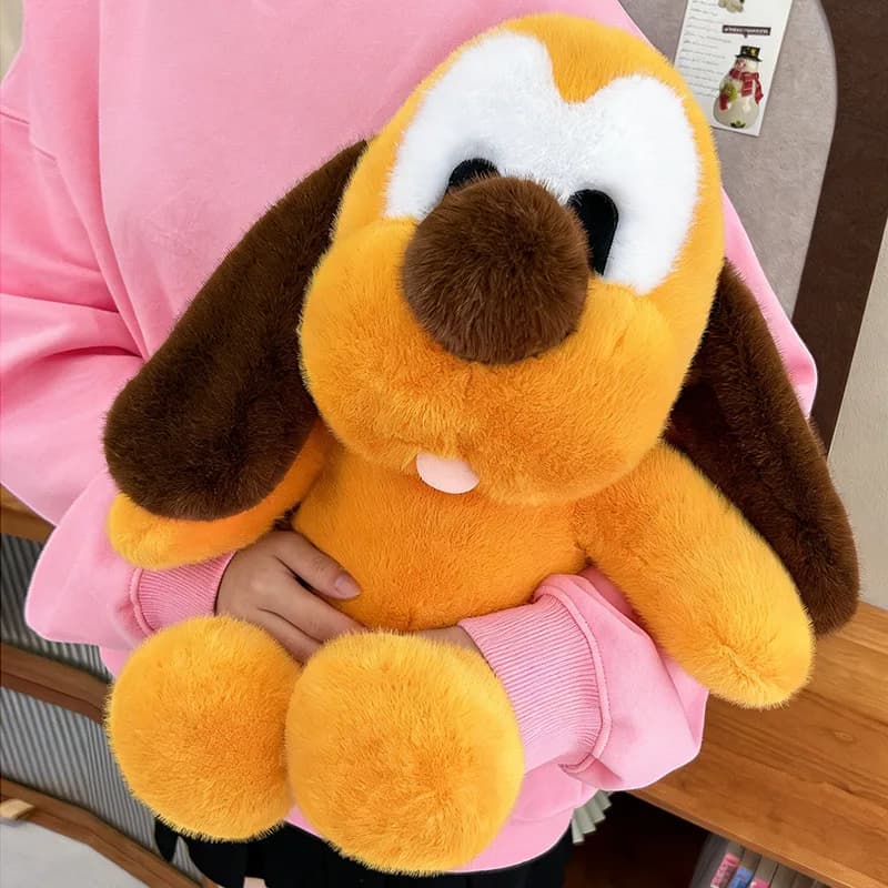 Peluche di Pluto 35/80cm, Giocattoli Imbottiti Carini, Cuscino Peluche Kawaii, Bambola a Forma di Cane, Regalo per Bambini, Decorazione Casa per Compleanno e Natale