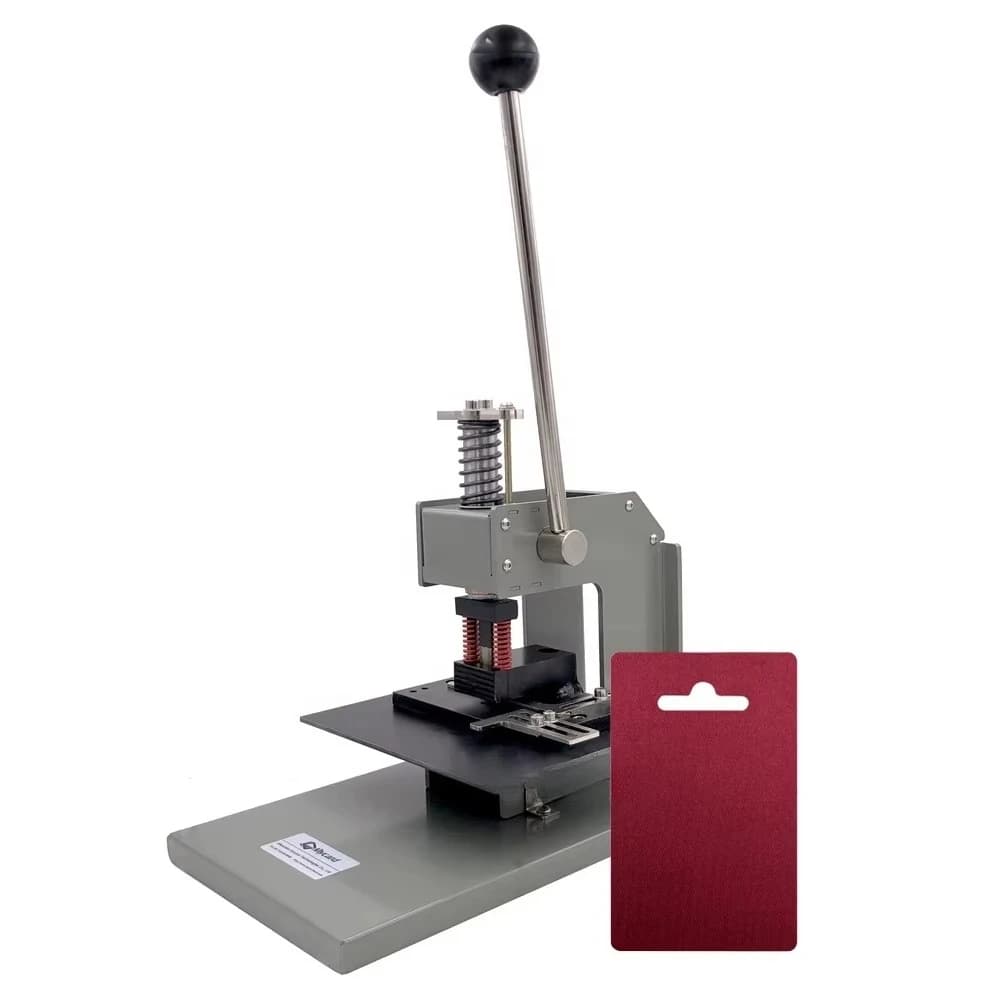 Custom Handbag Euro Metal Slot Punching Tool Machine with T-Die