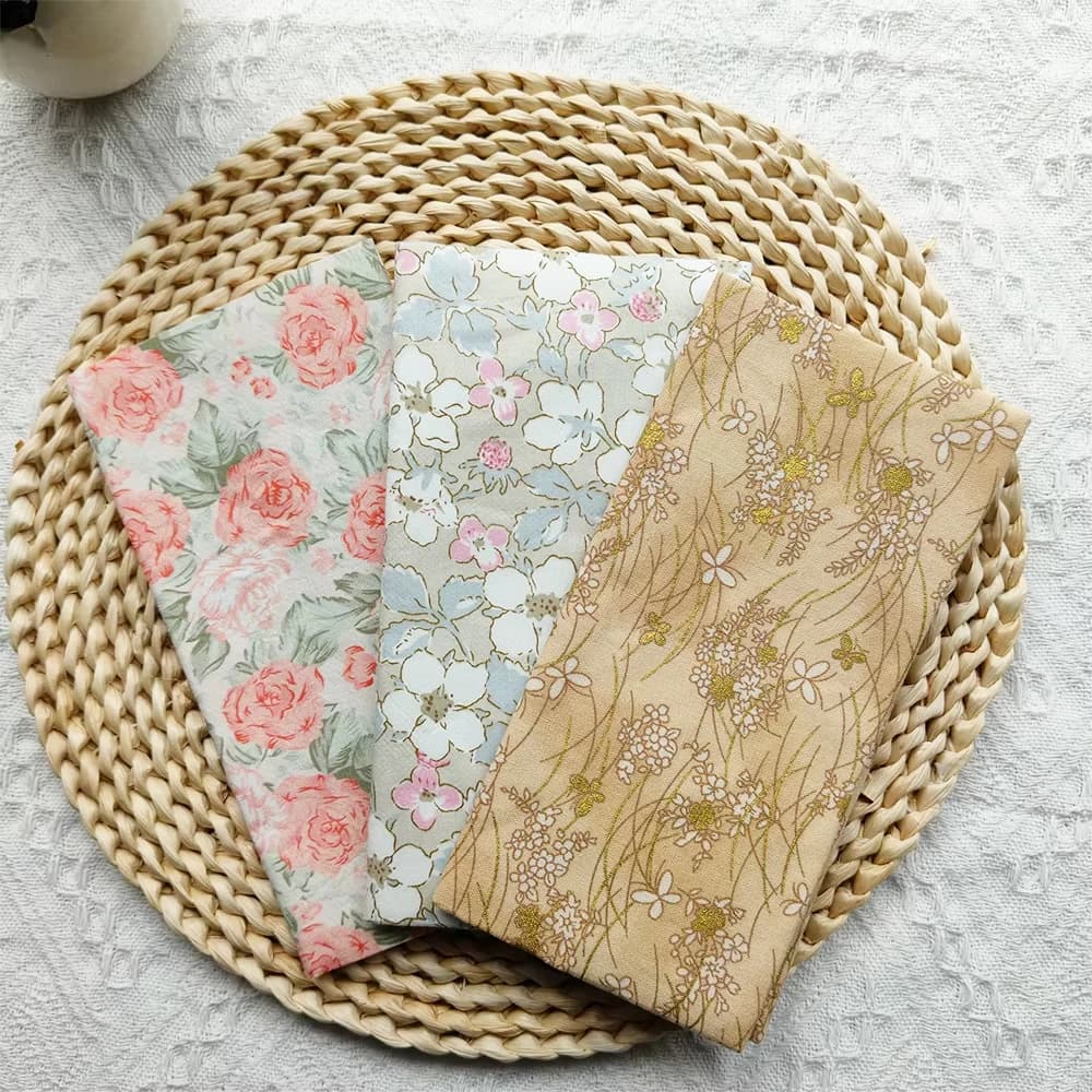 Fromthenon Cute Animal Flower Series Tessuto di stoffa Settimane Copertina Diario settimanale Planner Notebook Manica Forniture di cancelleria per ufficio