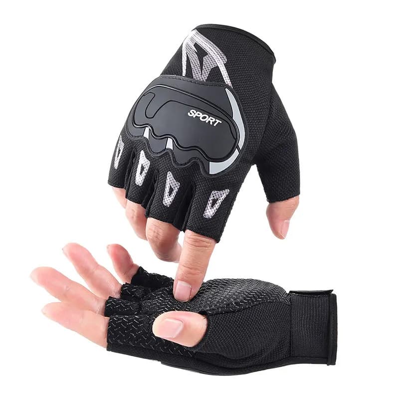 Outdoor Tactical Cycling Gloves Breathable Bike Gloves Mid-Slip Gloves Gym Gloves for Men Women Shock Absorbers