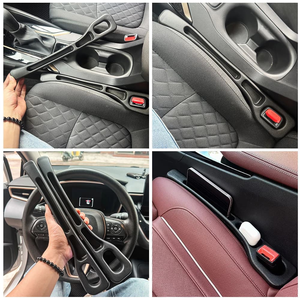 2X Universal Car Organizer, Storage Container for Spaces between Seats, Interior Decorative Car Accessories