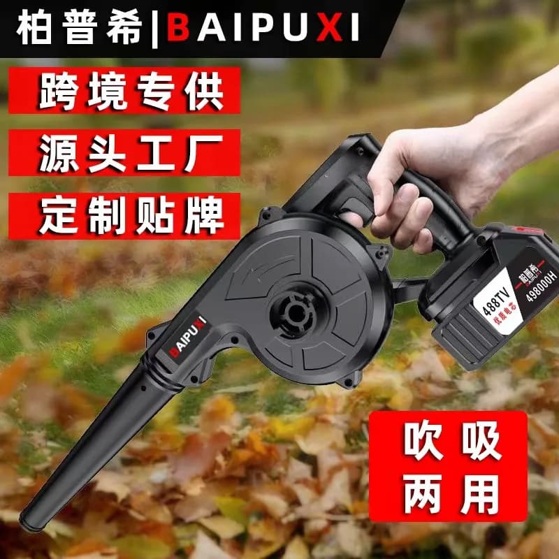 Asciugacapelli Ricaricabile con Batteria al Litio, Soffiatore ad Alta Potenza, Aspirapolvere Industriale per Auto, Soffiatore per Ceneri e Neve, Collettore di Polvere