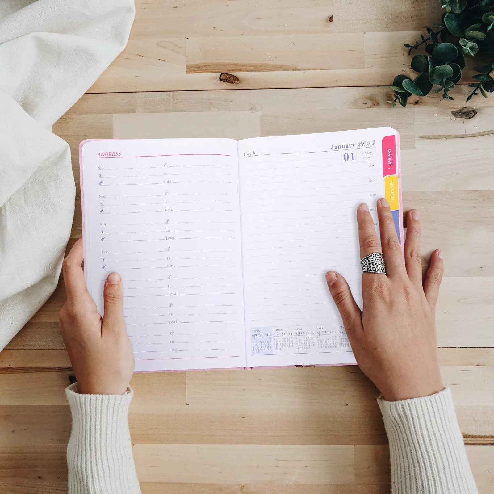 2023 Student Planner Personal Organizer Appointment Book Weekly Monthly Layout Diary Journal Notebook for Teachers Staff Daily
