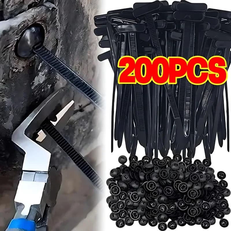 5-200 pz. Fermacavo in nylon con fibbia, clip di ricambio per auto, fissaggio per parafango, bagagliaio, protezione motore, gestione cavi sicura