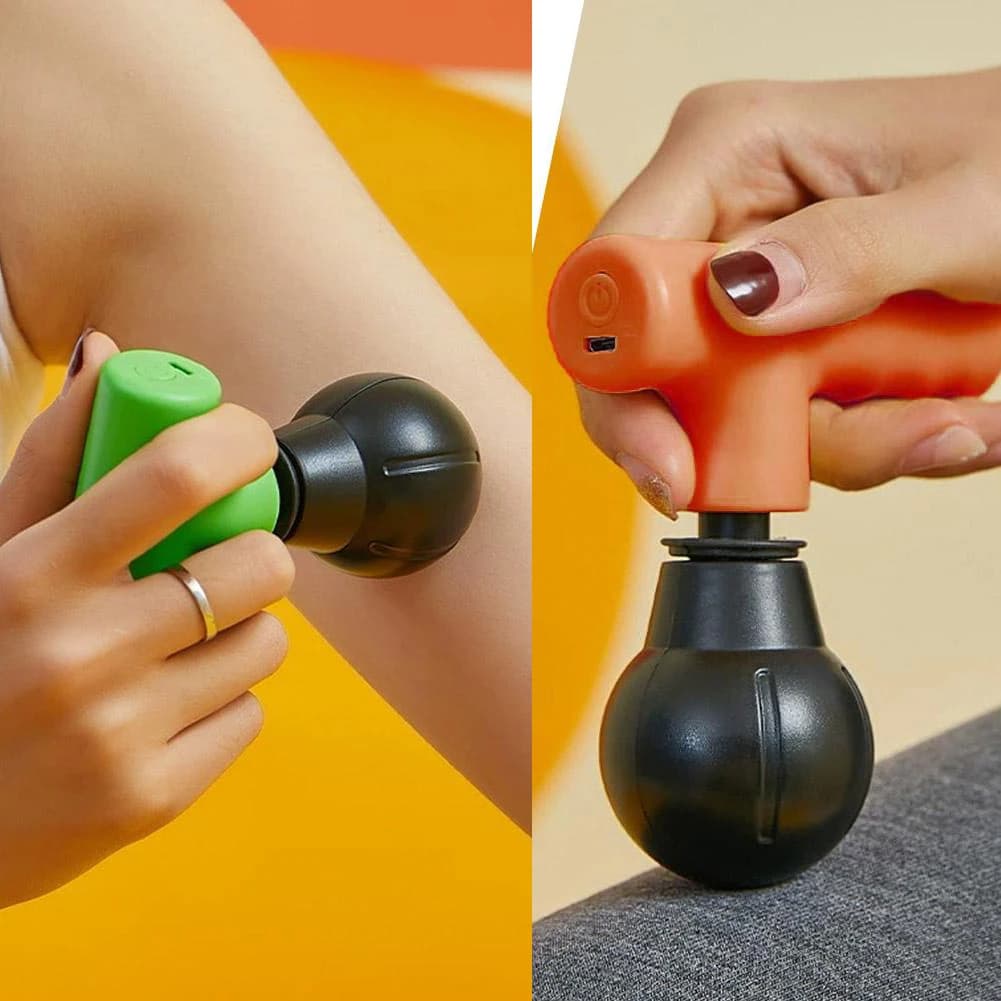 Portable Mini Massage Gun, Handheld Deep Tissue Massager for Back Leg Relaxer, Muscle Relaxer Massager After Fitness Work