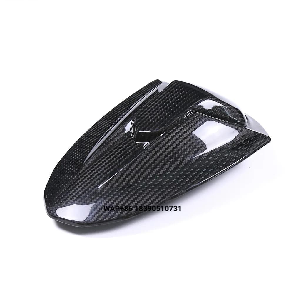 3K Carbon Fiber Motorcycle Accessories Tailstock Cover Rear Hump for Triumph Triple 765 RS 2016-2021