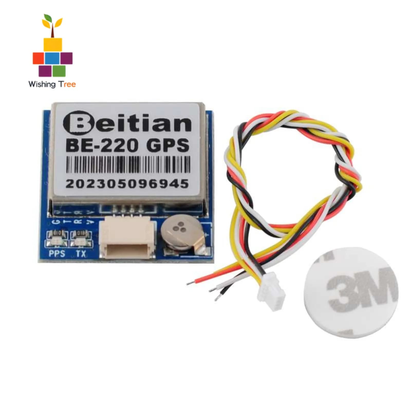 Receiver GNSS BE-220 M10050 in Low Consumption with Multi-Satellite Support for drones and vehicles