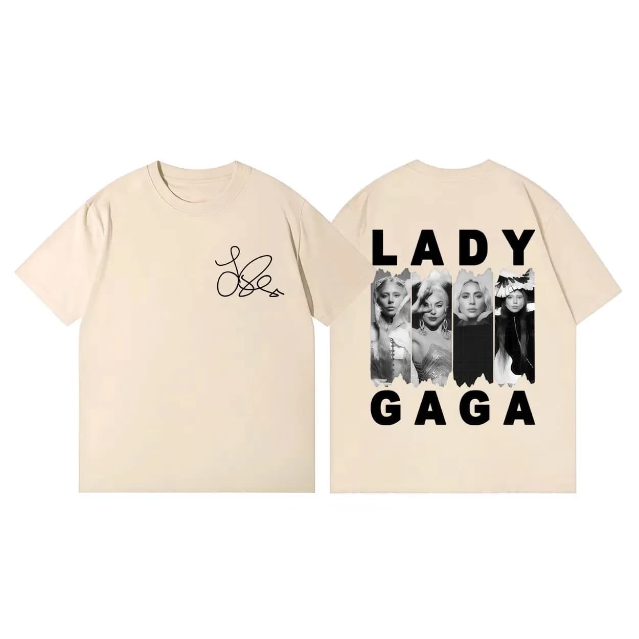 T-shirt Casual Oversize per Uomo e Donna, Maglietta Grafica Lady Gaga The Mayhem Ball Tour 2026, T-shirt Estetica alla Moda a Maniche Corte