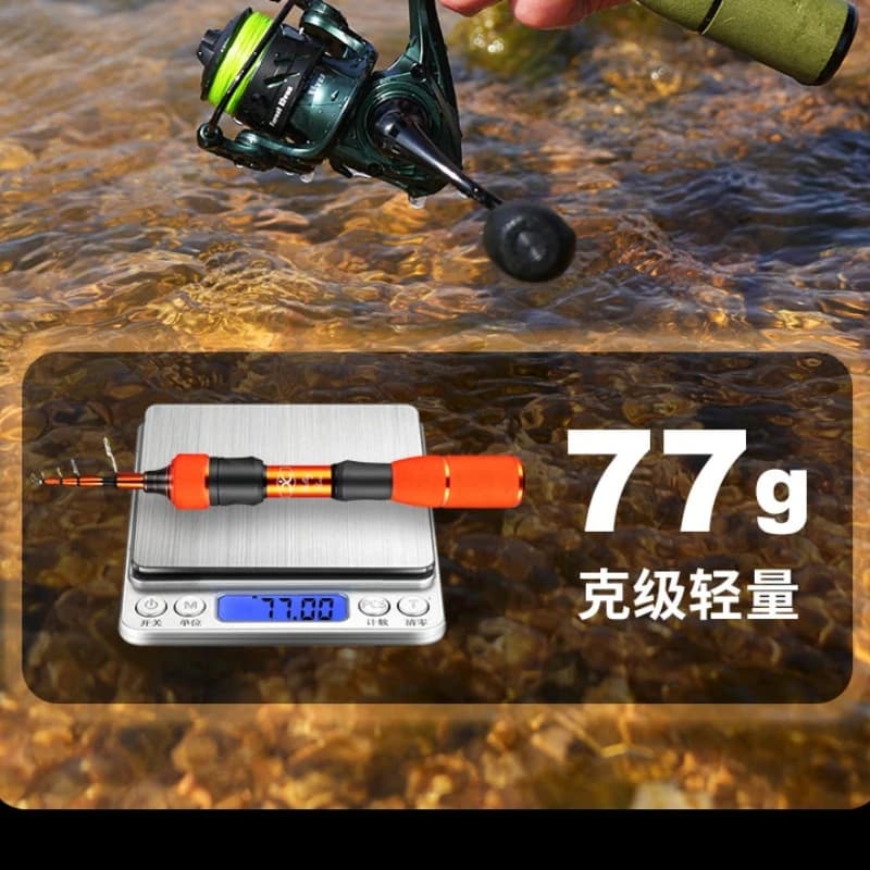 Cadence Spirit‑Series Mini Telescopic Lure‑Rod Ultralight Micro Portable Short‑Section Stream‑Fishing For Trout Freshwater Hobby