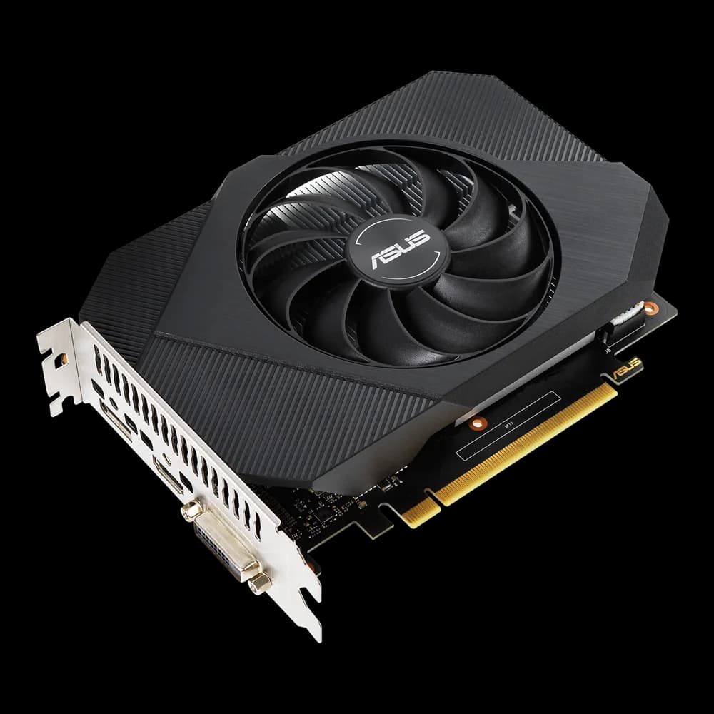 Scheda grafica ASUS NVIDIA GTX 1650 4GB GPU PH GTX1650 4GD6 PF GDDR6 per PCI-E 3.0 128-bit DVI-D HDMI DP PSU 300W Desktop PC