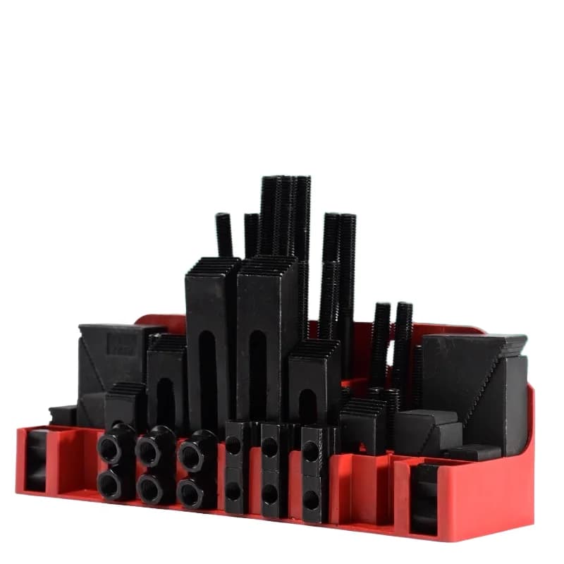 Level 6.8 Mill Clamp Kit M12 M10 M16 Milling Machine Tool Clamping Set 58pcs Tools Vice Milling Machine