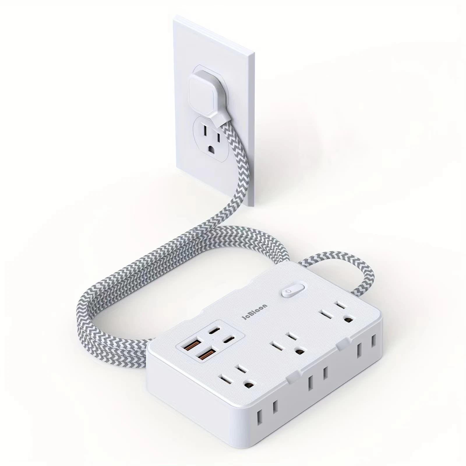American Plug AC Grip Multiply Extension Cable Electrical socket for smart home Network filter USB Charging Type C