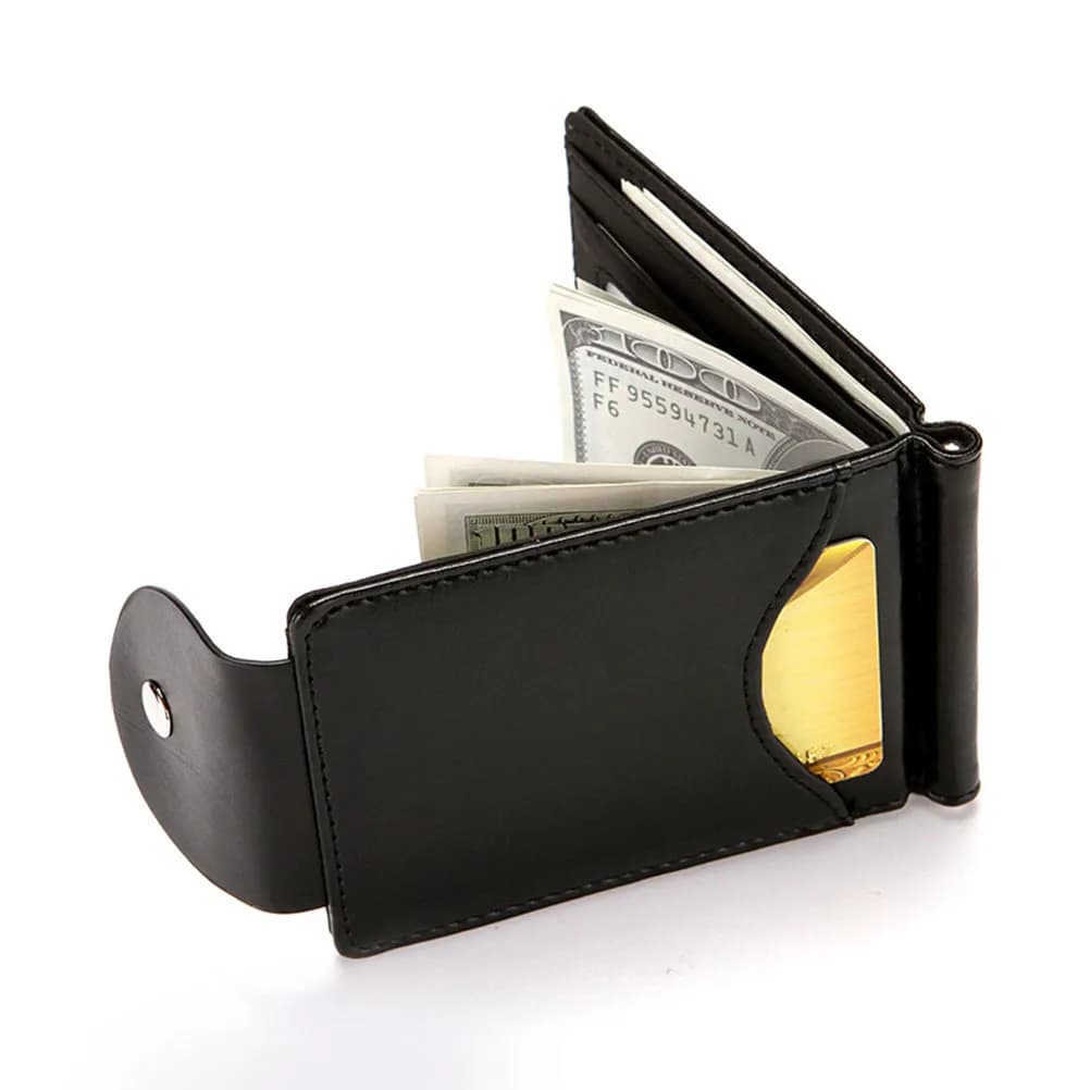 Portafoglio Sottile Premium in PU con Blocco RFID, Porta Carte Creativo, Clutch Multifunzionale per Documenti e Monete