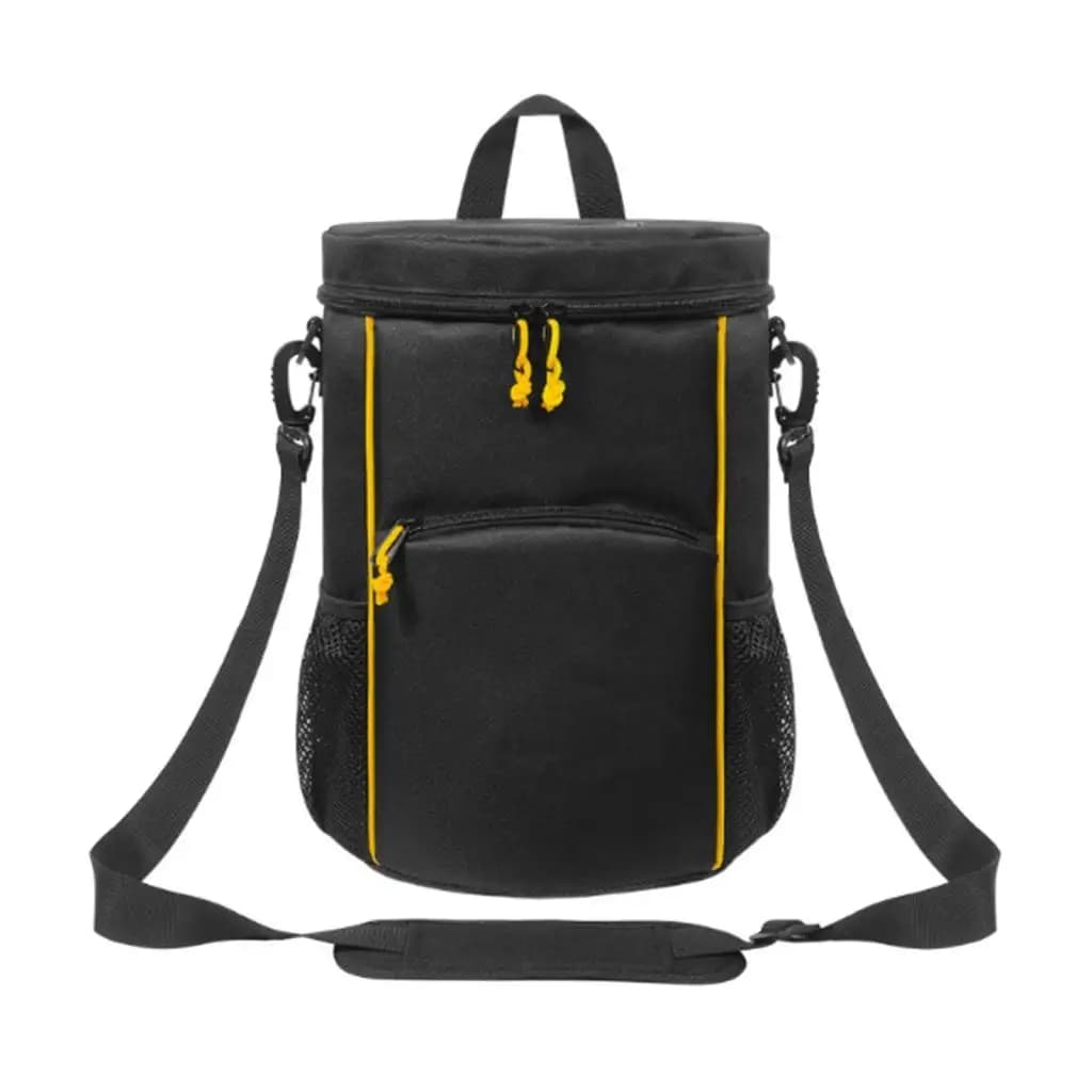 Borsa per Palline da Tennis Multiuso, Portatile, con Fondo Robusto, Cestino per Palline da Tennis, Tracolla Rimovibile e Regolabile per Palline da Pickleball