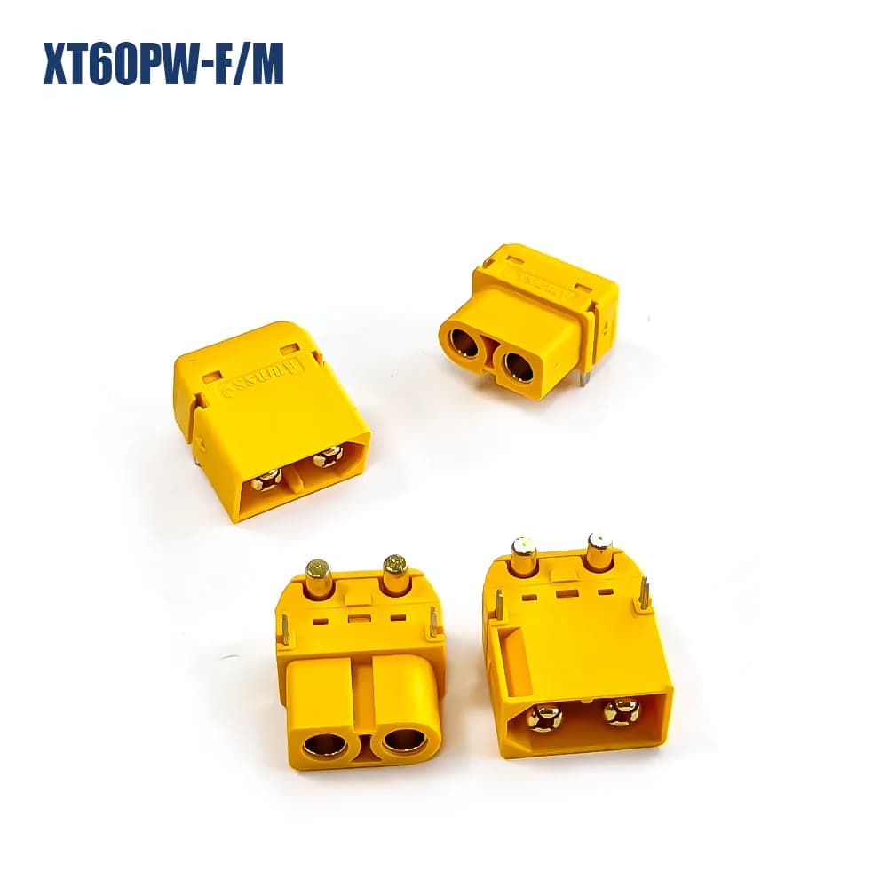 Amass XT60PW spine 10/20/50 paia maschio femmina ottone oro connettori per auto/aereo giocattolo telecomando giocattolo pezzi di ricambio