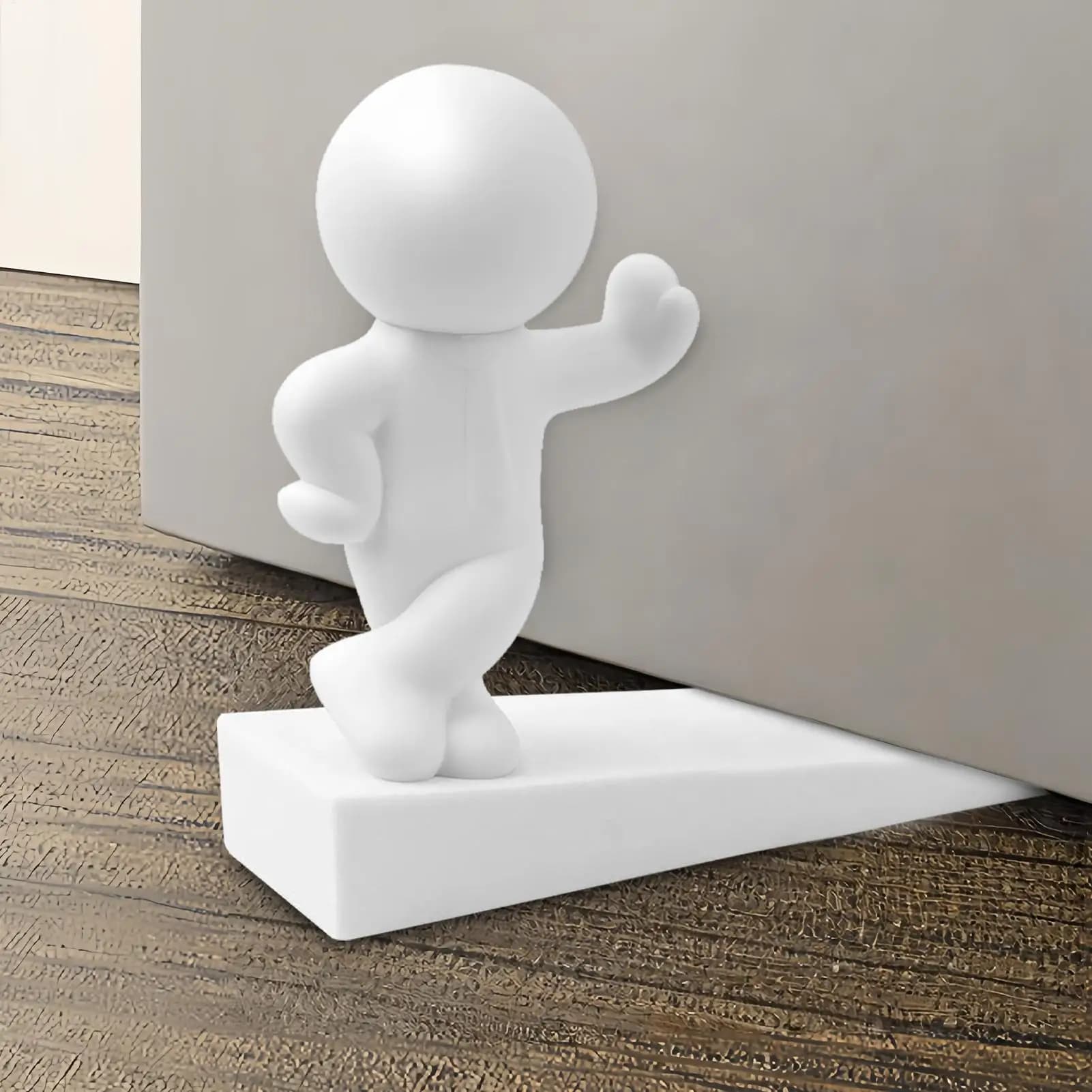 1PC Fermaporta Fermaporta antiscivolo Fermaporta decorativo Cuneo per casa Appartamento Posto di lavoro Dormitorio Camera da letto Garage Hotel