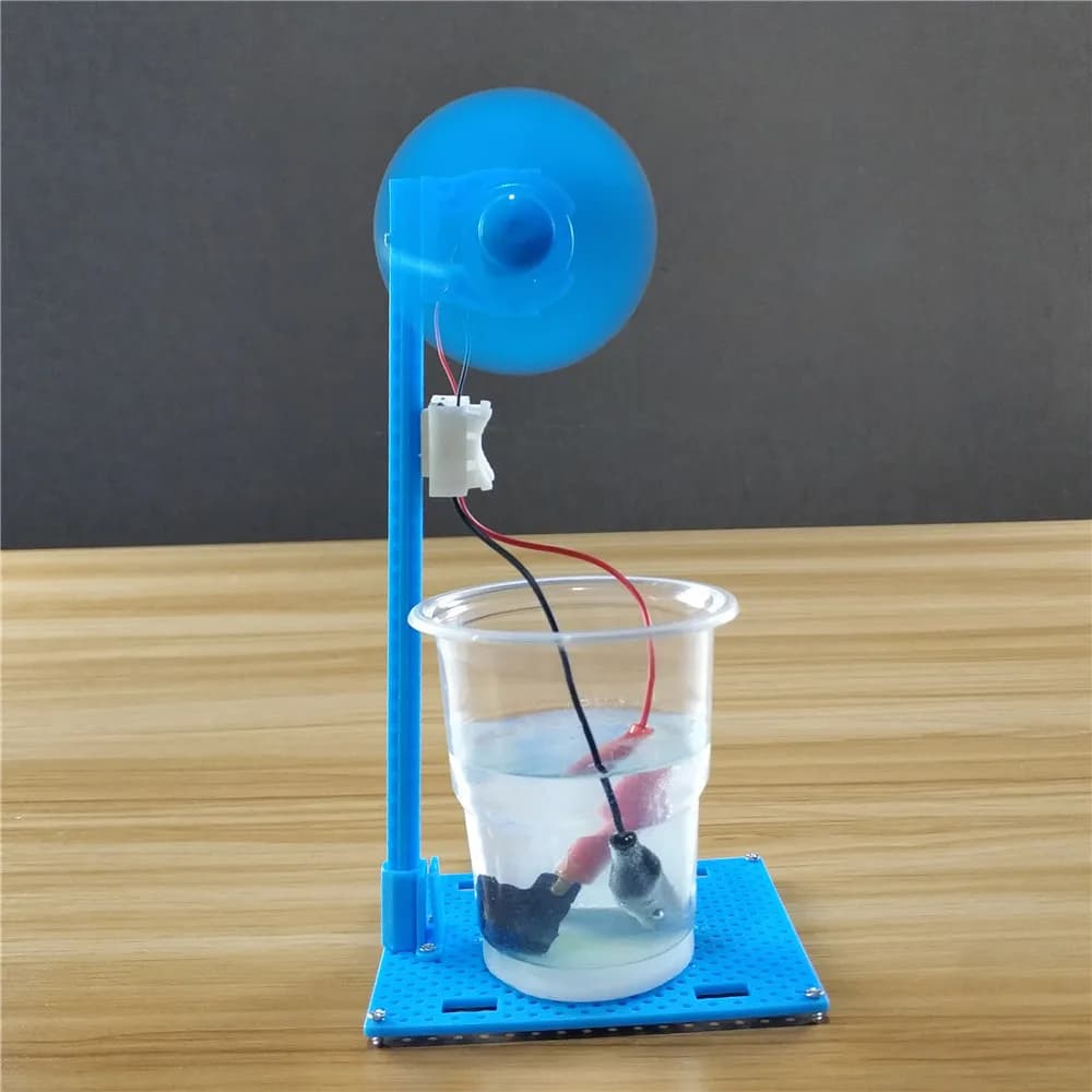 Fisica STEM Technology Gadget giocattoli scientifici per bambini 2 in1 salamoia Power ventilatore elettrico giocattoli educativi per bambini giocattolo artigianale fai da te