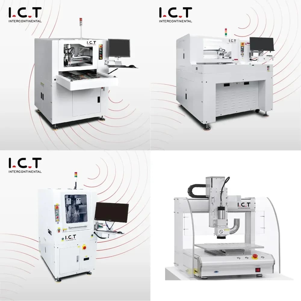 I. C. T Automatic PCB V-Cut Machine PCB Board Separator