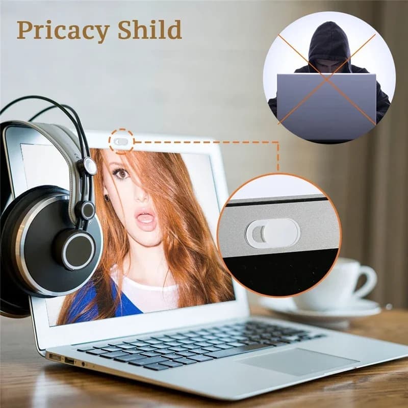 Copri Fotocamera per Laptop, Adesivi Privacy Scorrevoli per Fotocamera Telefono/Tablet, Confezione da 1/5/10/20 Pezzi