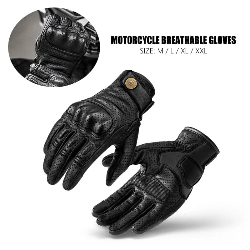 Guanti da equitazione mezze dita in pelle di capra Sport estivi all'aria aperta Ciclismo Guanti da equitazione da corsa MTB Guanti da moto traspiranti