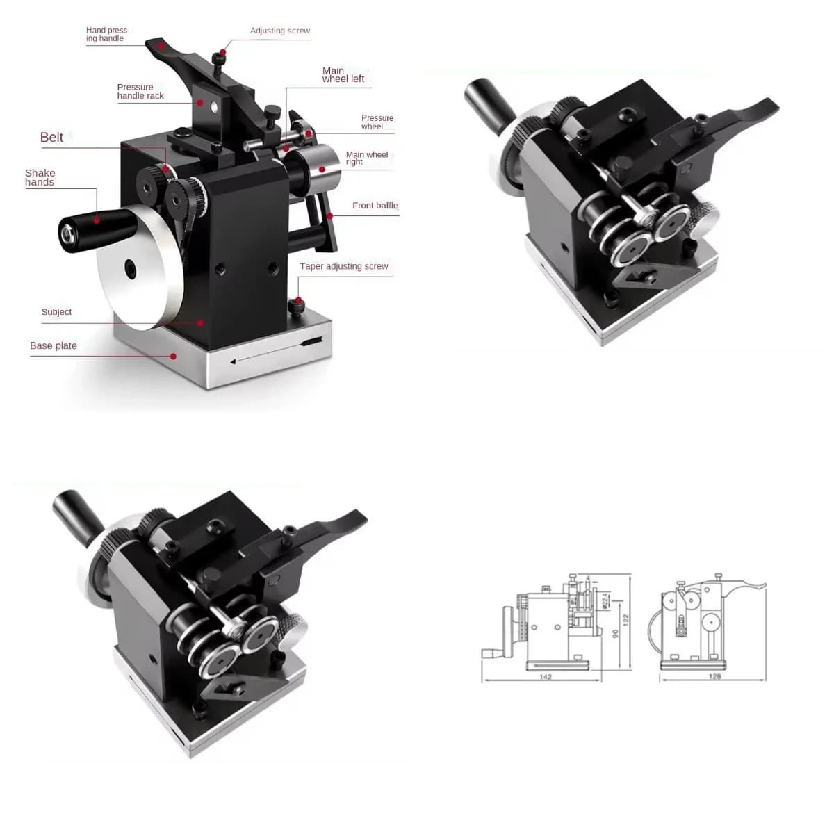 High Precision Grinder Concentricity Measuring Tool Needle Punch Fixture 0.005 Tolerance Inspection Special Tool