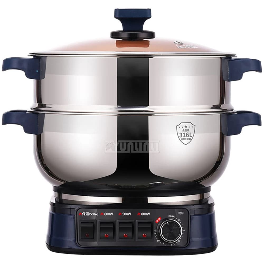 Padella da cucina Pentola per cottura a vapore Wok Multi fornello