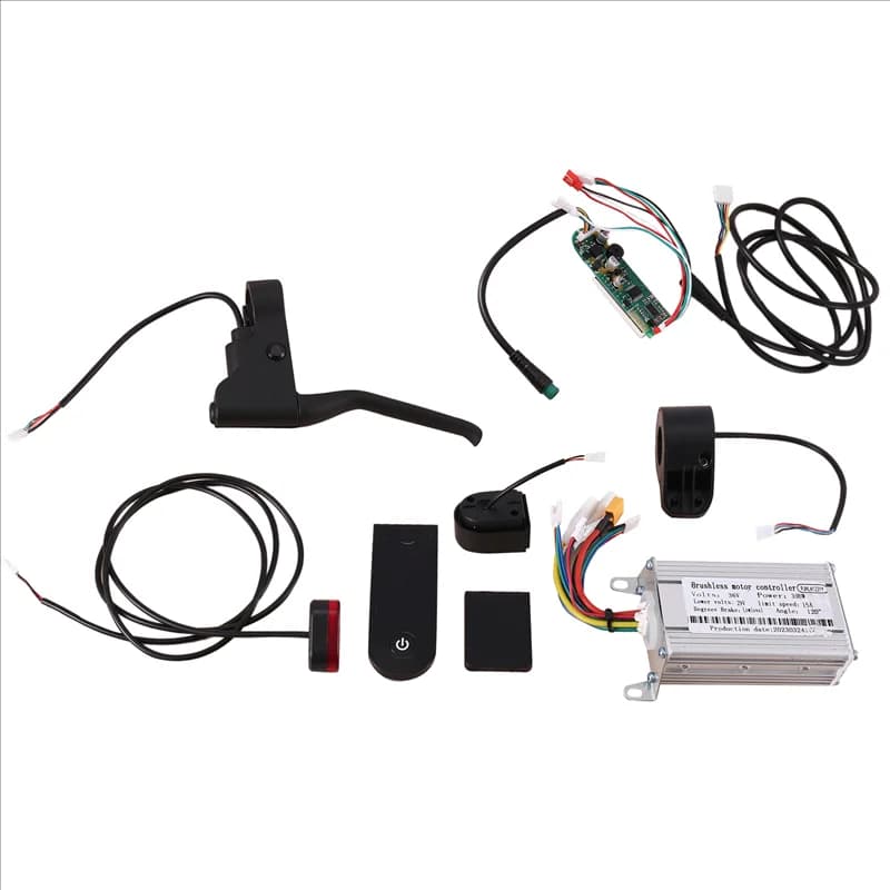 Y49A-M365 Parte scooter elettrico 36V350W Controller Bluetooth App Acceleratore Luci anteriori Luci posteriori Freno a mano