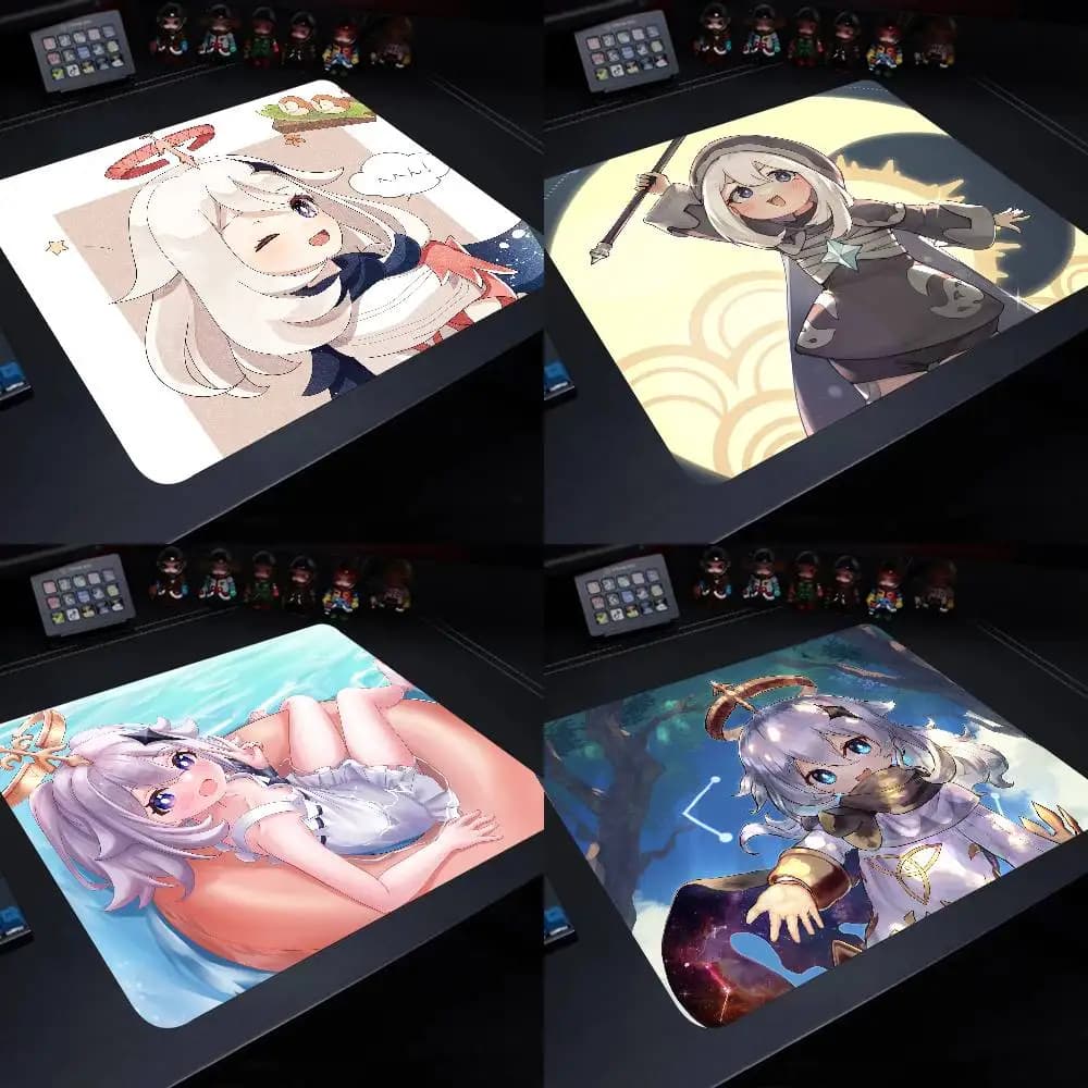 Paimon Genshin Impact Gaming Mouse Pad XS Small Mousepad For PC Gamer Desktop Decoration Office Mouse Mat Deskmat Rug
