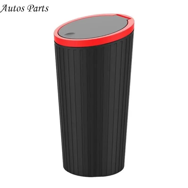 Pattumiera portabicchieri per auto 57BA, a tenuta stagnaPiccolo cestino per rifiuti con coperchio per auto e casa, secchio per