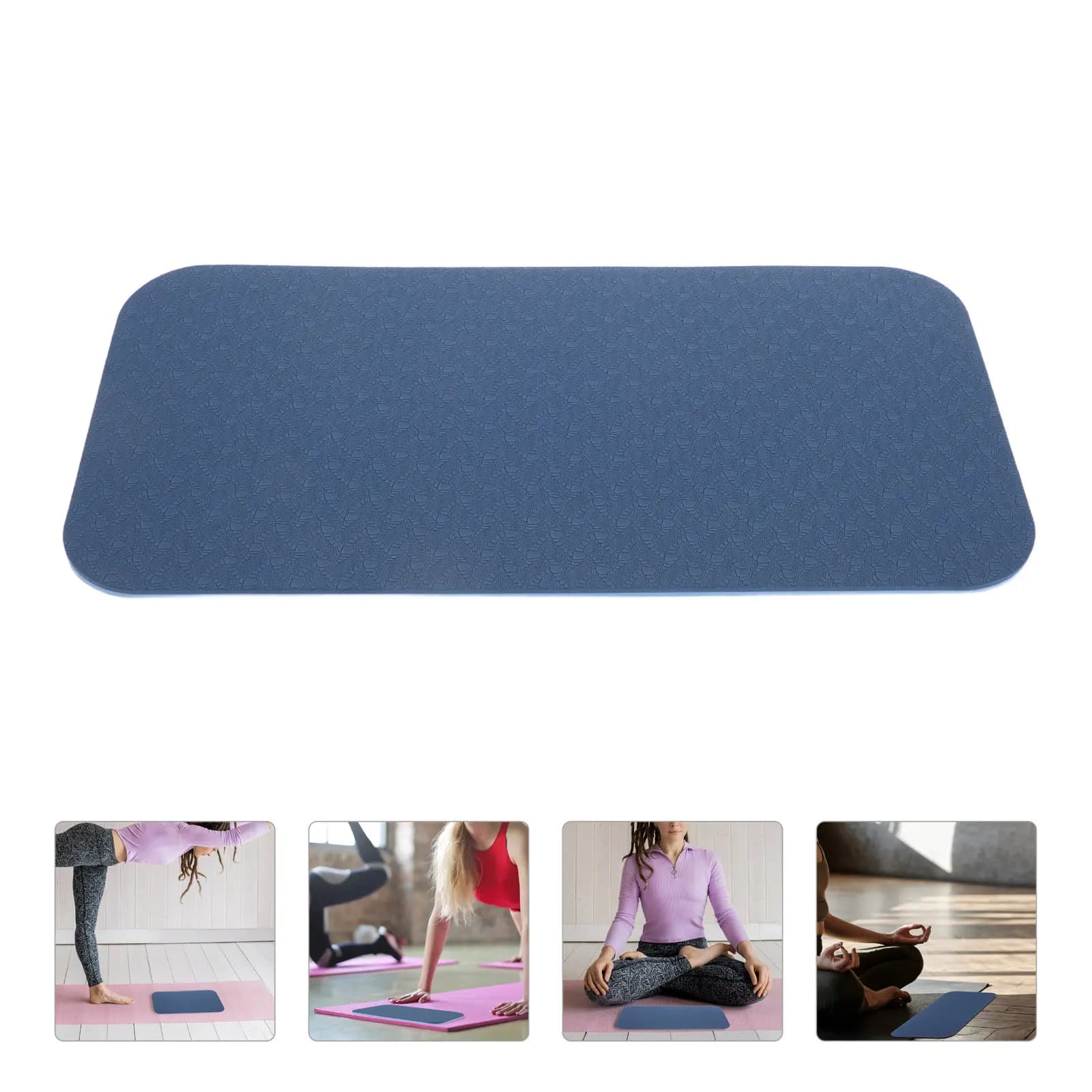 Yoga Mat Thick and Largo in TPE Anti-slip for Exercises at Home, Gym, Fitness, Pilates, Yoga for Beginners, Knee Guard, Garden Mat
