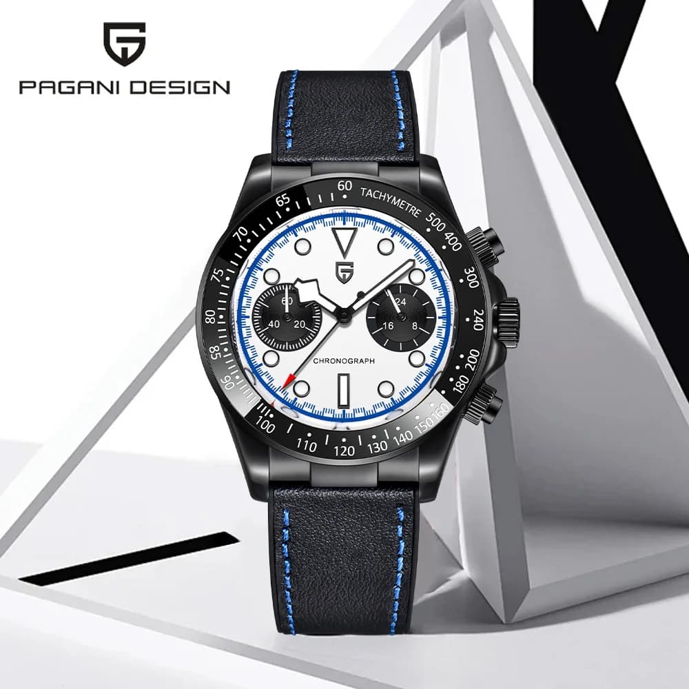 Pagani design Panda men's Quartz Watch Fashion Sapphire 10BAR Sports Speedometer Timetable Luminous Pointer watches for Men 2026