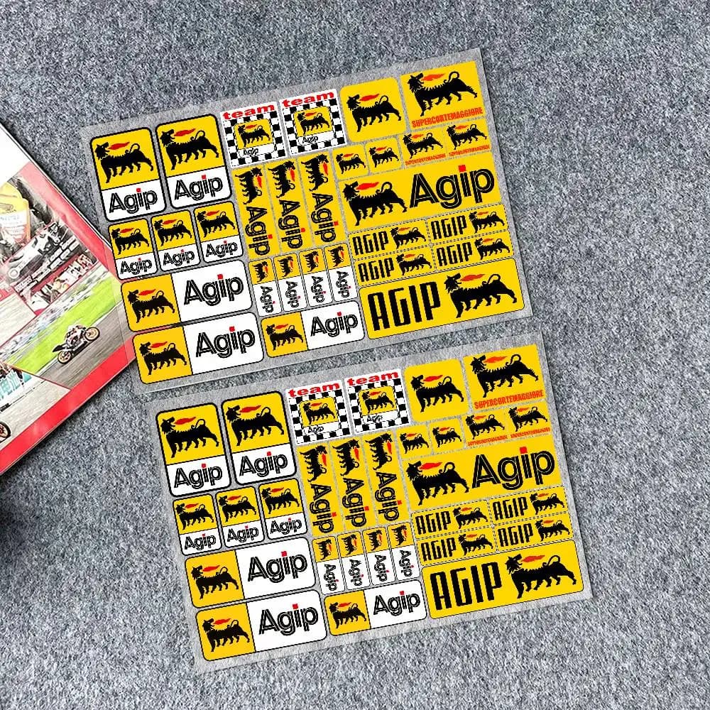A-AGIPS Adesivi Moto Adesivo Auto Corpo Paraurti Finestre Moto Laptop Pareti Pellicola in vinile Decalcomania Auto Tuning Accessori Carta
