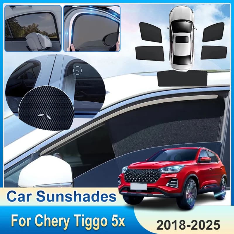 For Chery Tiggo 5x 2022 Cross Sportequipe 5 2018-2025 Car Window Sunshades Sunscreen Sun Visors Privacy Curtain Auto Accessories