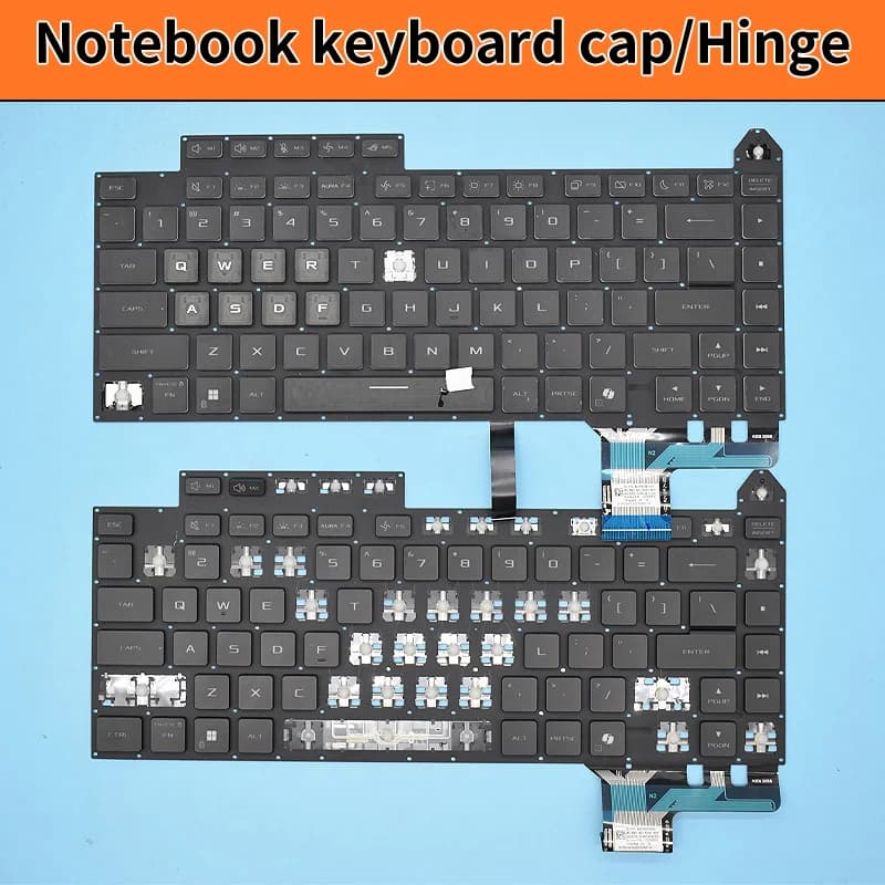Replacement Original Keycap Key cap Hinge for Asus ROG Strix SCAR 16 G615 G615J G635 G635LR G635LW G635LX 2025 Keyboard KeyCap