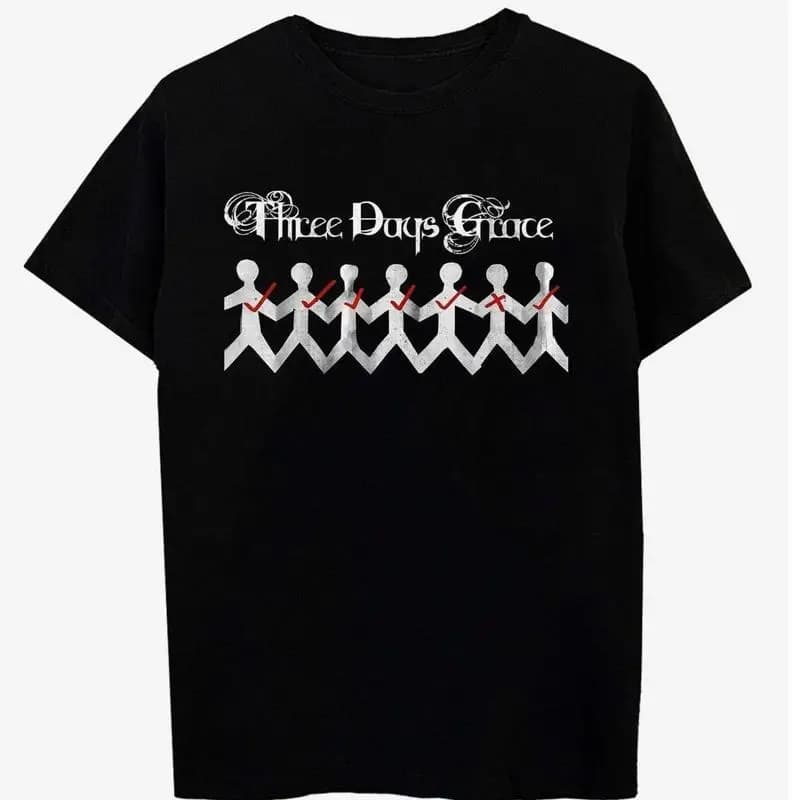 Popular T-shirt Three Days Grace Concert S 235XL 15D285