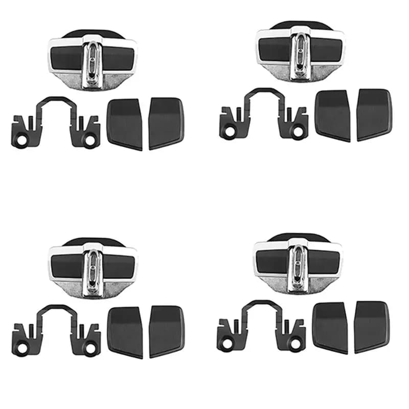 4X TRD Door Lock Buckle Stabilizer Protector Latches Stopper For Toyota Camry RAV4 Sienna Crown Yaris CROSS Highlander-A74F