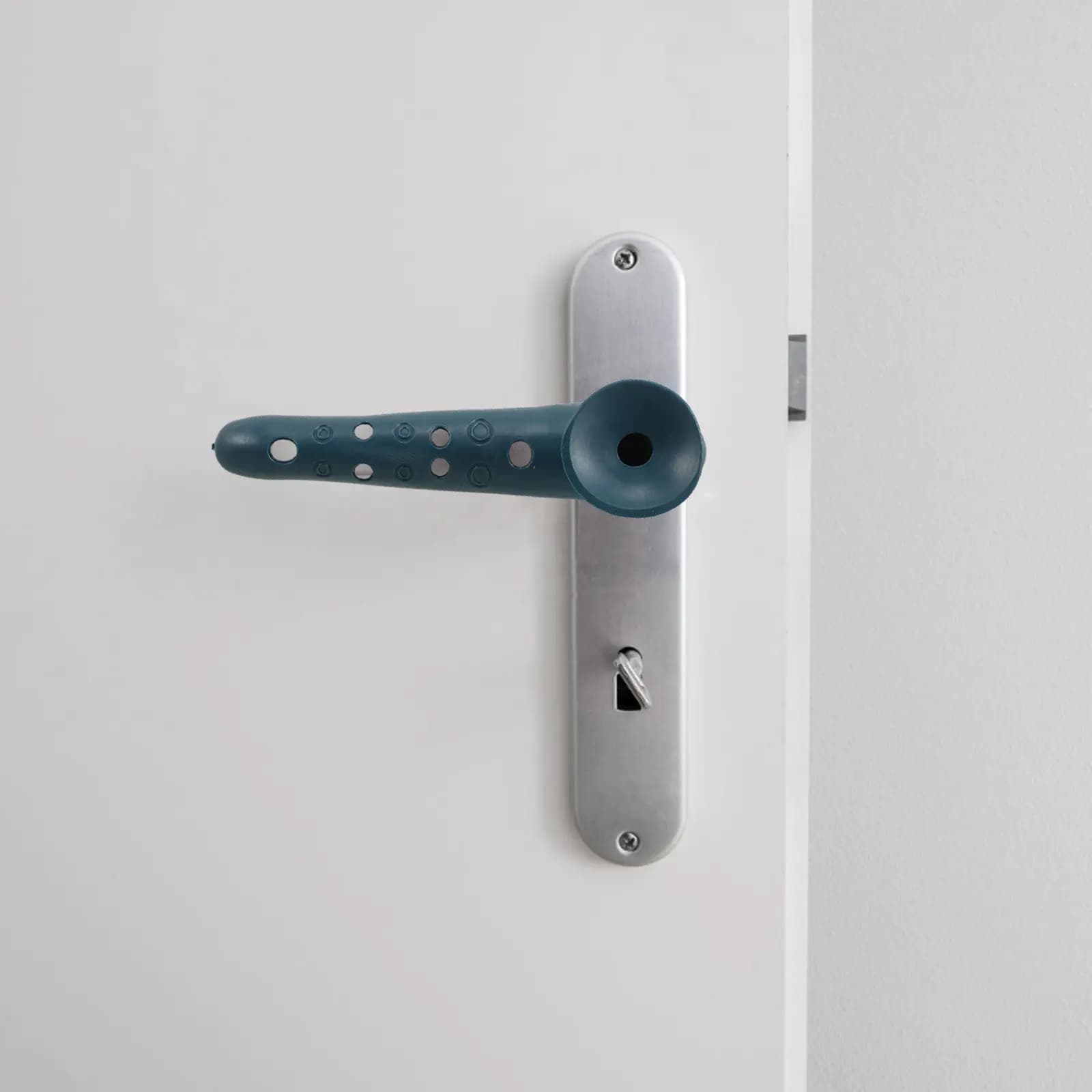 Set di 4 Coperture Protettive in Silicone per Maniglie delle Porte, Paracolpi Morbidi Antiurto per Casa e Ufficio
