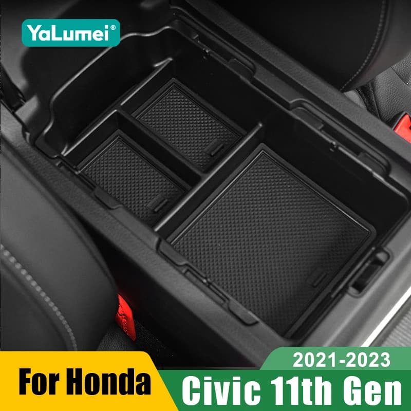Organizer per Bracciolo Centrale Auto, Accessori per Honda Civic 11a Generazione 2021 2022 2023