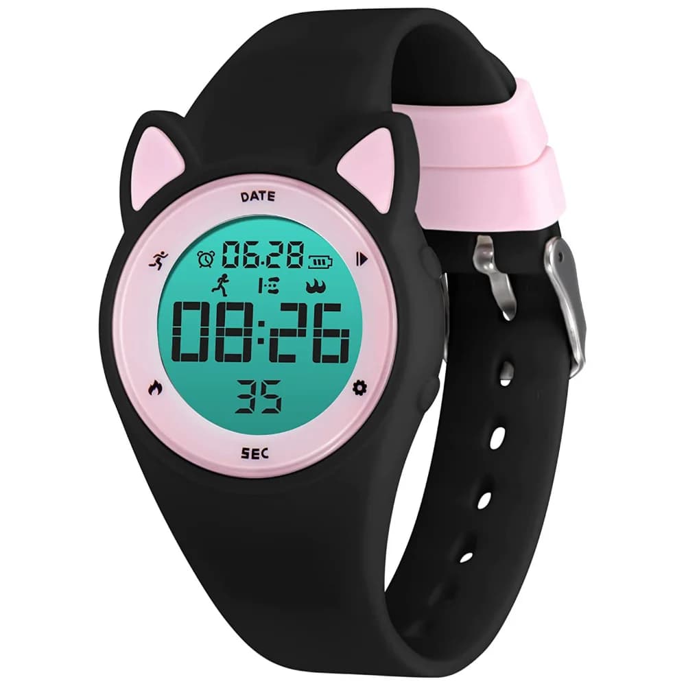 Orologio digitale per bambini per ragazzi e ragazze orologi sportivi impermeabili Fitness Tracker sveglia cronometro cinturino in Silicone per uso alimentare