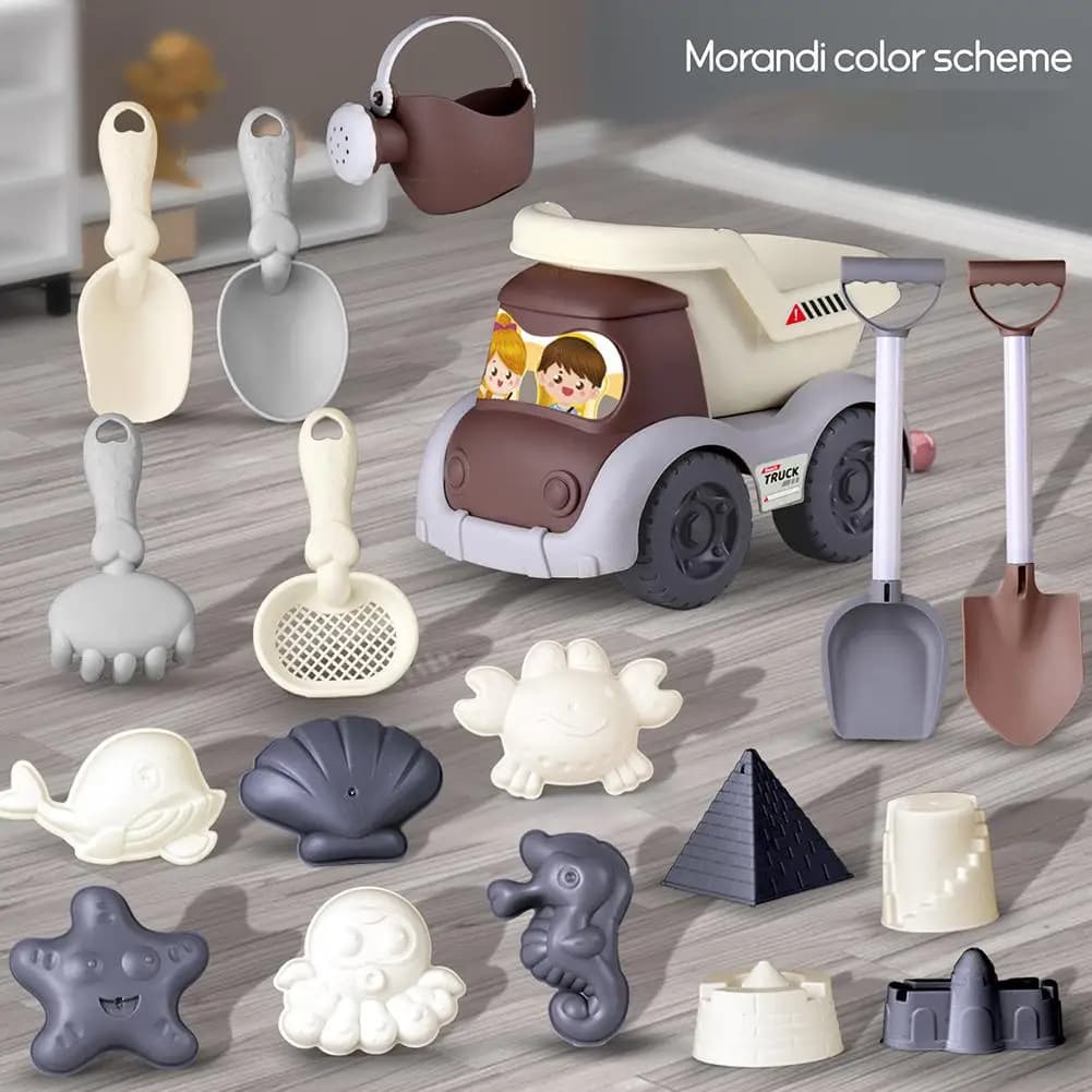 Beach Toys Set, Open Games, Water and Sand Playing Tools, Annegare Bottle, Palettes, Panda Theme Toys, Gift