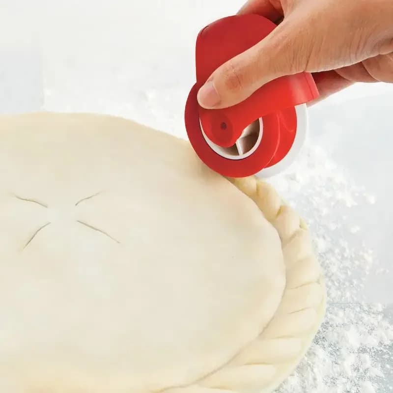 Taglierina manuale multifunzionale per crosta di torta e impasto, bordo perfetto della pasticceria, gadget da cucina ideale per gli appassionati di panificazione