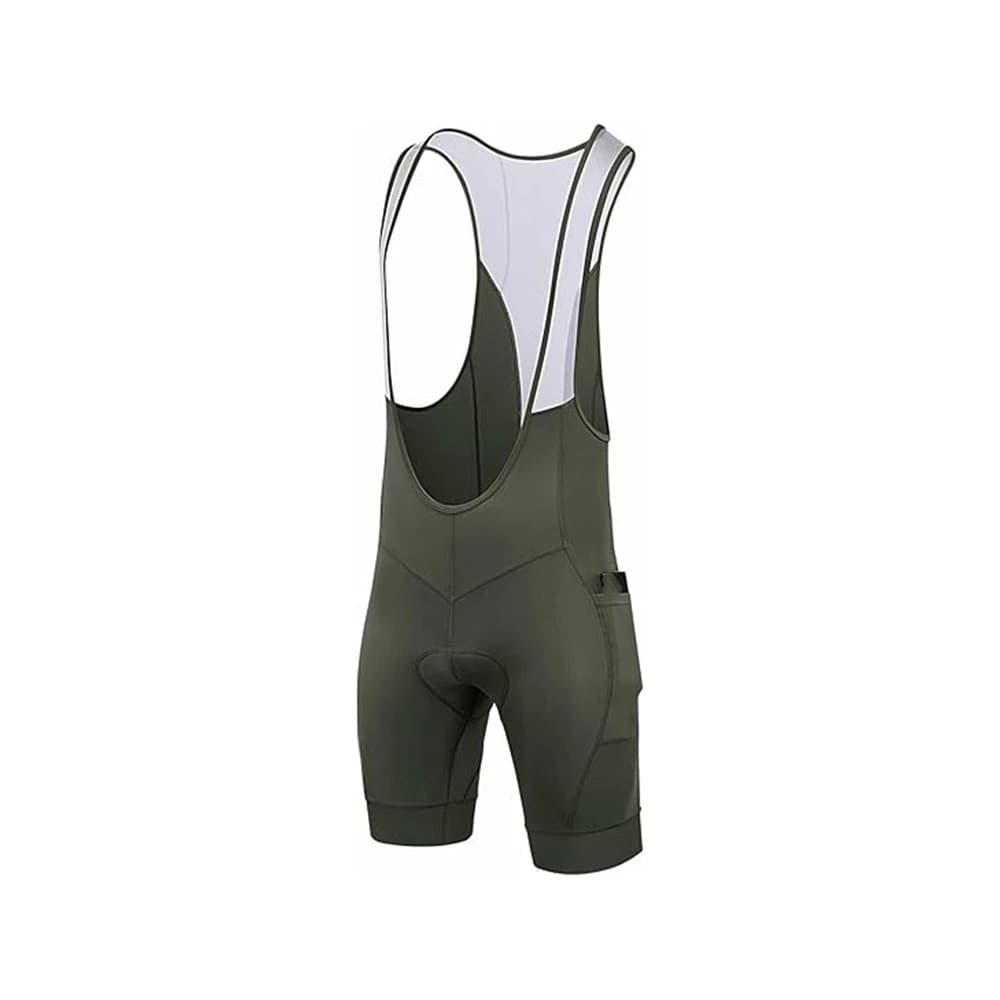 New Design Men's Quick Dry Padded Reflective Logo Waist Cycling Bib Shorts Polyester Road Bike