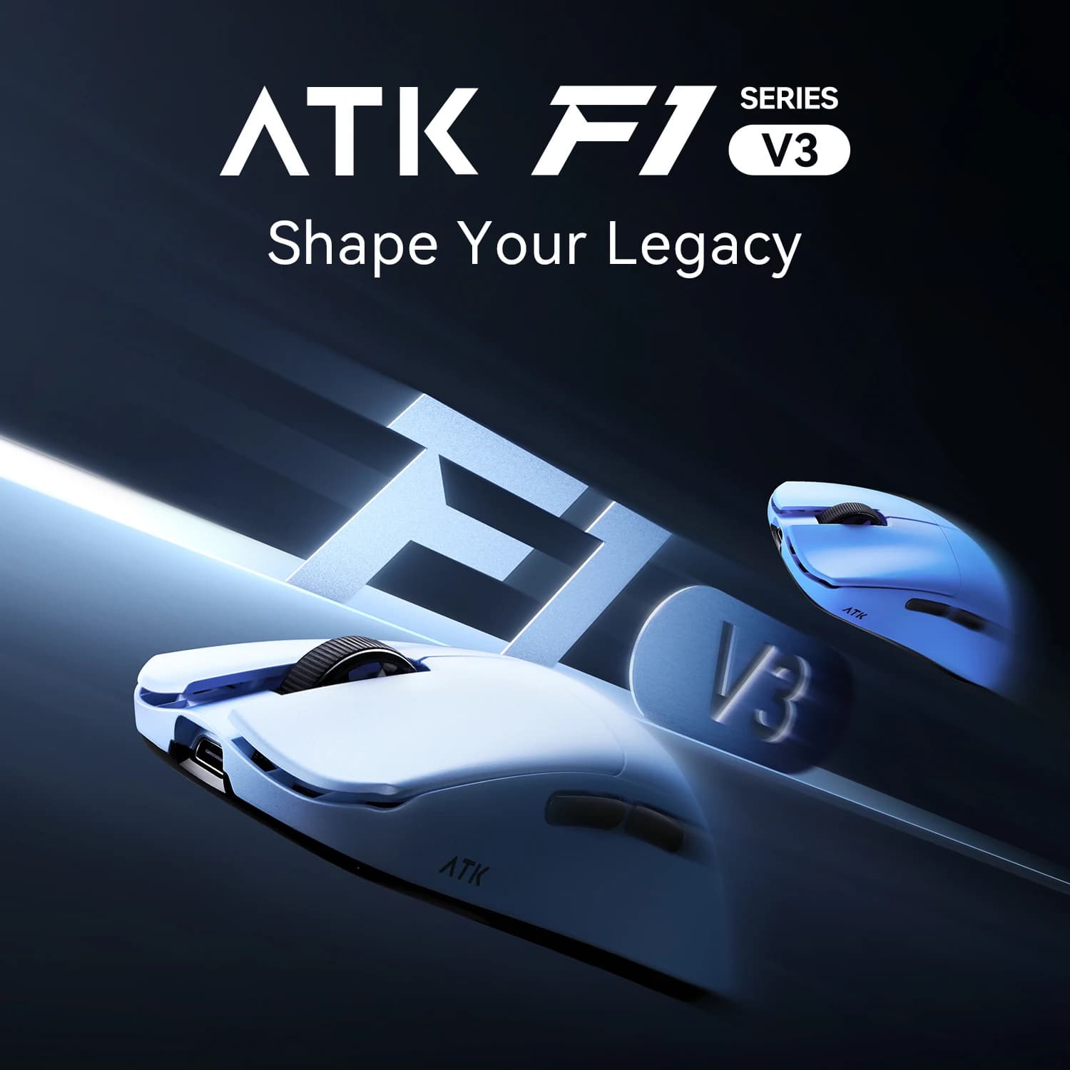 ATK BlazingSky F1 Mouse da gioco wireless estremo PAW3950 Mouse FPS ultra dual-mode 8000Hz 35g leggeri per e-sport
