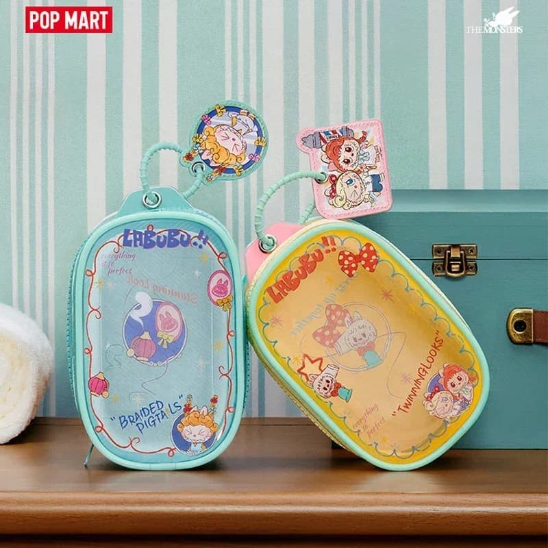 POP MART LABUBU THE MONSTERS Hair Salon Series Doll Display Bag Blind Box Guess Bag Toys Doll Action Anime Ornaments Collection