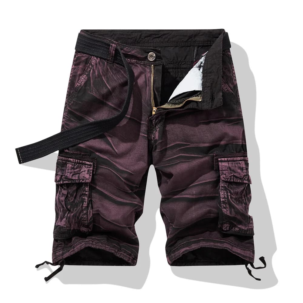 Pantaloncini Cargo tattici mimetici nuovi estivi pantaloncini Cargo militari da uomo pantaloncini da uomo mimetici larghi Casual in cotone senza cintura