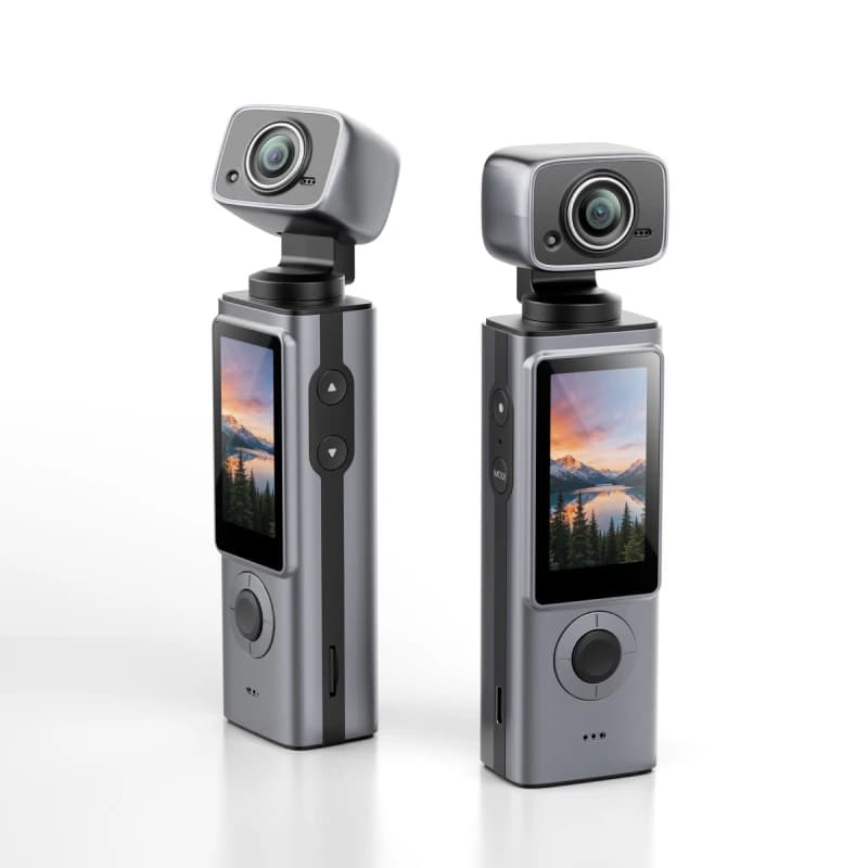 2K HD Action Pocket Camera 270° Rotatable Wifi Cam Autofocus Gimbal Stabilizer Driver Recorder Outdoor Sports Handheld Camcorder