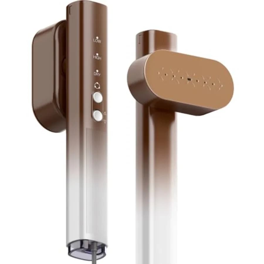 Rimozione istantanea delle rughe per viaggi e uso domestico Vaporiera portatile per vestiti portatile da 950 W con riscaldamento rapido Acqua staccabile da 115 ml