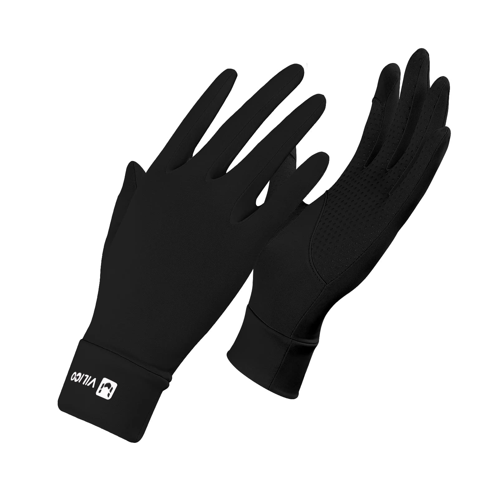 Solar Protection Gloves Slim breathable woman summer gloves with UV leak prevention, finger fishing, outdoor riding, ice silk