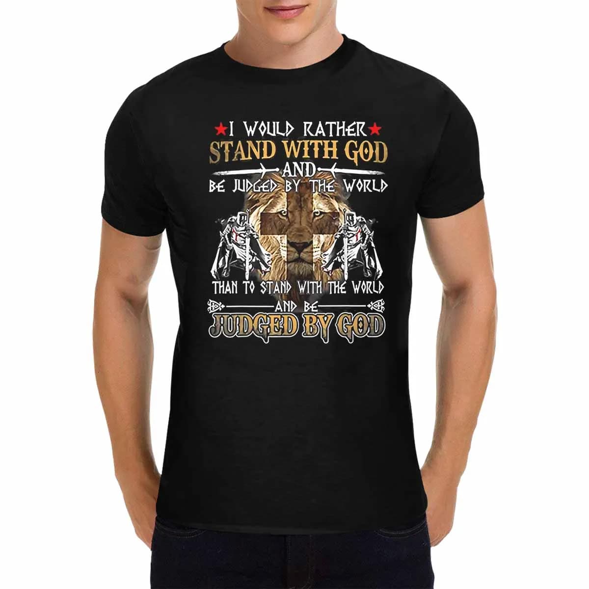 T-shirt ispirata alla fede cristiana, 100% cotone, girocollo S-3XL T-shirt compleanno Regali divertenti per uomo lwf 180g