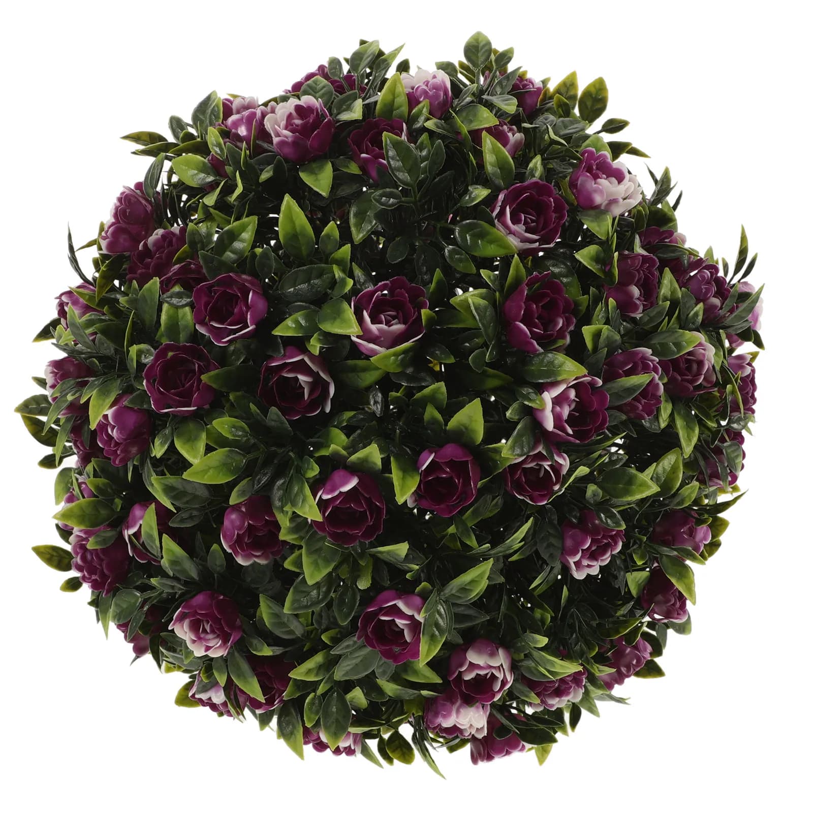 Artificial Topiary Ball Realistic Lifelike Plastic Plant Ball for Indoor Outdoor Home Decor Wedding Party Christmas Eucalyptus